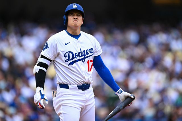 오타니 쇼헤이가 두 경기 연속 멀티히트로 팀의 연승을 이끌었다. 사진은 2025시즌 LA다저스에서 활약 중인 오타니 쇼헤이의 모습. /사진=로이터