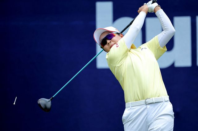 셰브론 챔피언십에서 준우승을 차지한 김효주가 1년 만에 세계랭킹 톱 10에 진입했다. 사진은 지난 28일(한국시각) 미국 여자프로골프 시즌 첫 메이저대회인 셰브론 챔피언십에 출전한 김효주의 모습. /사진=로이터