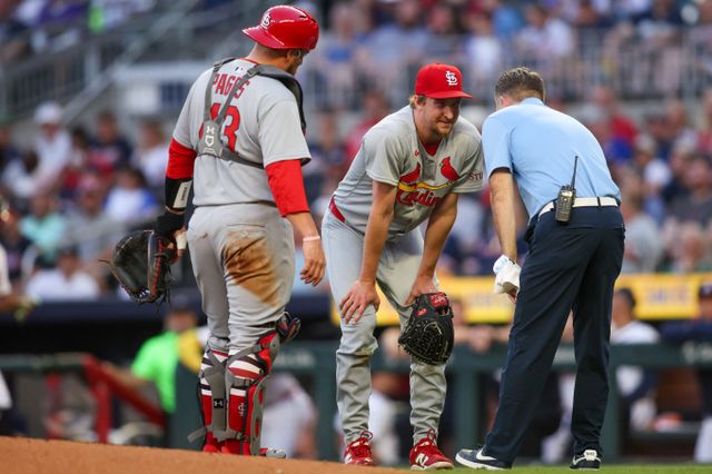 에릭 페디가 밀워키 브루어스 타선에게 난타를 당하며 무너졌다. 사진은 2025시즌 세인트루이스 카디널스에서 활약 중인 에릭 페디의 모습. /사진=로이터