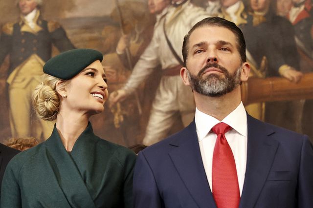 도널드 트럼프 미국 대통령의 장남 트럼프 주니어가 29일 한국을 찾는다. 사진은 도널드 트럼프 미국 대통령의 장녀 이방카 트럼프(왼쪽)와 장남 도널드 트럼프 주니어. /사진=뉴시스