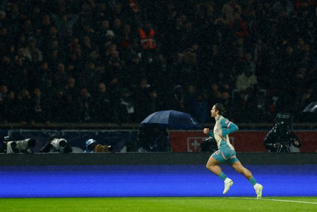 16개월 만에 득점포를 터트린 잭 그릴리시가 가슴 아픈 가정사를 공개했다. 사진은 2024-25시즌 맨체스터 시티에서 활약한 잭 그릴리시의 모습. /사진=로이터