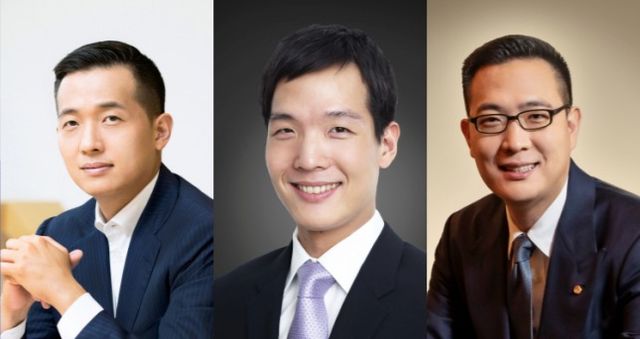김동관 한화그룹 부회장, 김동원 한화생명 사장, 김동선 한화갤러리아·호텔앤드리조트 미래비전총괄 부사장이 트럼프 주니어와 만났다. 사진 왼쪽부터 김동관 부회장, 김동원 사장, 김동선 부사장. /사진=한화