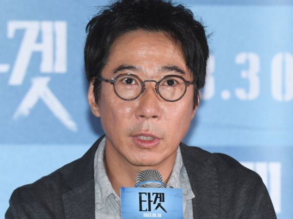 박희곤 감독이 별세했다. 사진은 2023년 8월21일 박희곤 감독이 서울 강남구 삼성동 메가박스 코엑스에서 열린 영화 '타겟' 언론시사회에서 취재진 질문에 답하고 있는 모습. /사진=장동규 기자