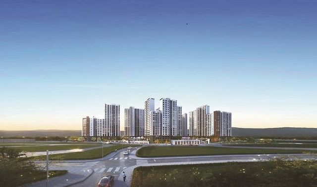 '제일풍경채 의왕고천'이 특별공급 청약에서 3.52대 1의 경쟁률을 기록했다. 사진은 제일풍경채 의왕고천 투시도. /사진 제공=제일건설