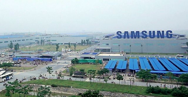 베트남 하노이 북부 박닌성에 위치한 삼성전자 스마트폰 생산 공장. /사진=삼성전자
