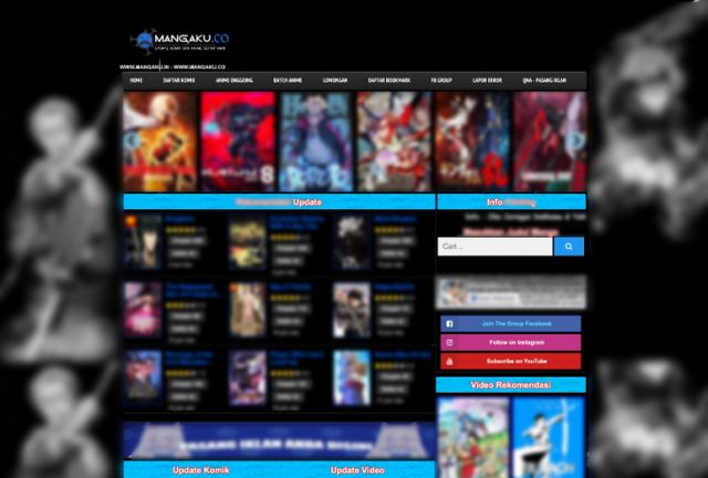 영미권 불법 웹툰 유통사이트 'R'의 폐쇄 공지. /사진=카카오엔터테인먼트