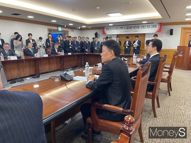 사진은 발언하는 윤한홍 국민의힘 정무위원장. /사진=유찬우 기자