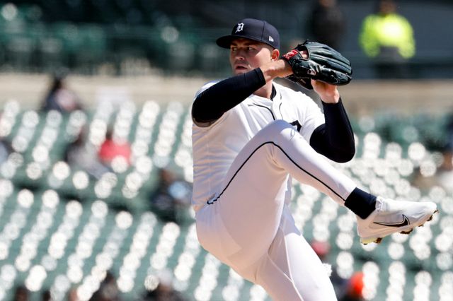 사이영상 출신 좌완투수 타릭 스쿠발이 3경기 만에 시즌 첫승을 따냈다. 사진은 9일(한국시각) 미국 미시간주 디트로이트 코메리카 파크에서 열린 뉴욕 양키스와 디트로이트 타이거스의 경기에 선발 등판한 타릭 스쿠발의 모습. /사진=로이터