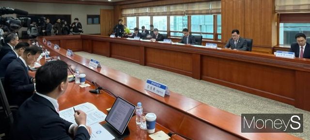 사진은 9일 서울 여의도 금융투자협회에서 종투사 CEO 간담회를 진행하는 모습. /사진=염윤경 기자