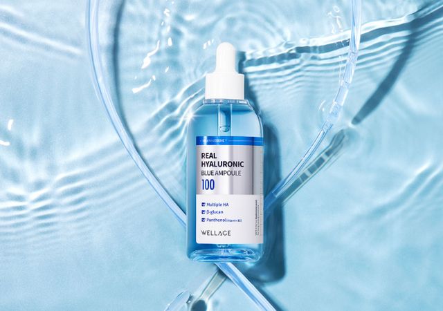 휴젤 웰라쥬가 북미 오프라인 시장 공략에 나선다. 사진은 웰라쥬 '리얼 히알루로닉 블루 100 앰플'. /사진=휴젤