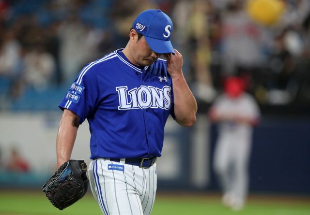 삼성 라이온즈 투수 오승환이 퓨처스리그 2경기 연속 부진했다. 사진은 2024시즌 삼성 라이온즈에서 활약한 오승환의 모습. /사진=뉴스1 