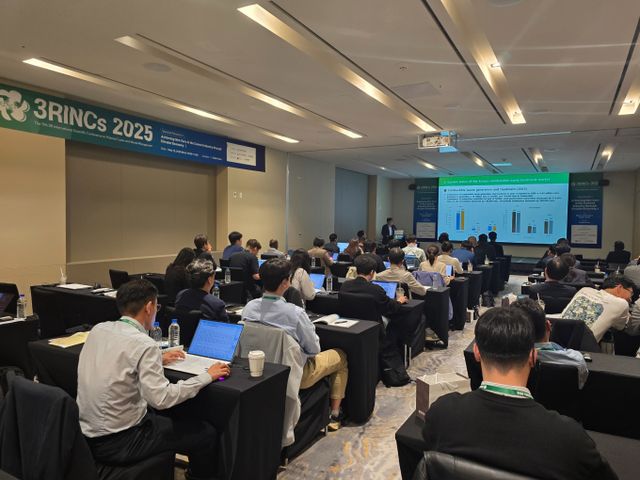 12일 제주 신화월드에서 3RINCs 2025 국제학술대회(The 3R international scientific conference on material cycles and waste management)가 개최됐다. /사진=한국시멘트협회