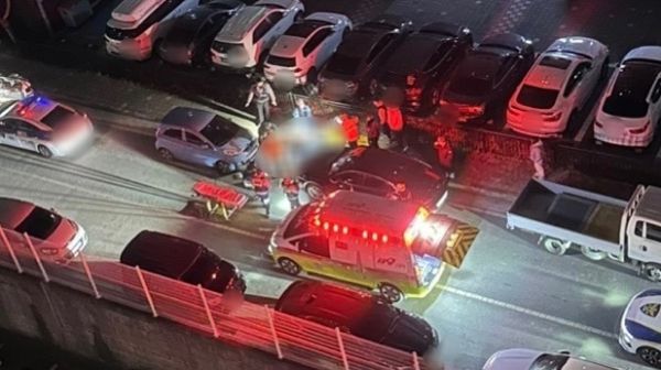 16세 여학생을 살해한 17세 이모군이 구치소에서 고인이 된 피해자에게 쓴 편지가 공개됐다. 사진은 지난해 12월25일 오후 8시30분쯤 경남 사천시 사천읍 한 도로에서 10대 소년이 또래 여학생을 흉기로 살해한 사건이 발생해 신고를 받고 출동한 경찰과 소방이 현장을 조사하고 있는 모습. /사진=뉴스1(독자 제공)