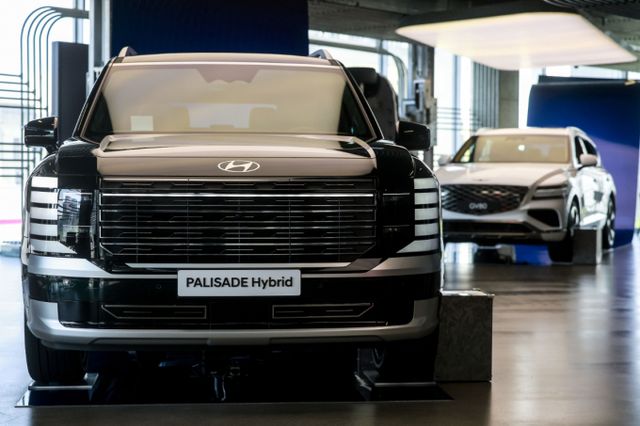 자동차주가 관세 리스크가 완화하면서 상승세다. 사진은 지난달 24일 서울 강남구 현대 모터스튜디오 서울에 팰리세이드가 전시된 모습. /사진=뉴시스