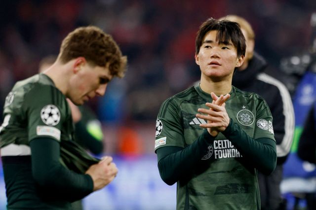 양현준이 두 달 만에 득점을 터트렸다. 사진은 2024-25시즌 셀틱에서 활약 중인 양현준의 모습. /사진=로이터