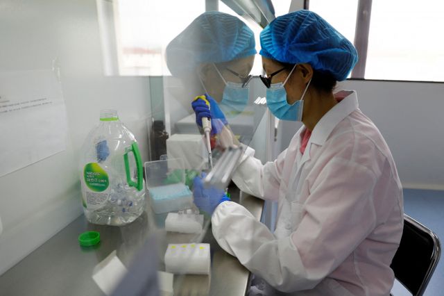중국 정부가 미국 내 자국 출신 연구자를 귀국 시키기 위한 유치 프로그램을 본격 가동하고 있다. 사진은 2022년 2월28일 중국 치펑시 베스트제네틱스그룹 연구실에서 연구원이 연구하는 모습. 해당 기사와 상관없음. /사진=로이터