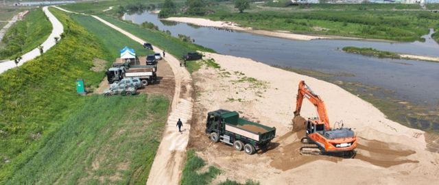 이천시와 육균 제7공병여단과 재해예방사업 전경.사진제공=이천시