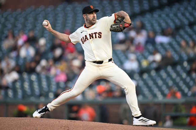 샌프란시스코 자이언츠가 8회 역전을 허용하며 3-4로 패했다. 사진은 2025시즌 샌프란시스코 자이언츠에서 활약한 저스틴 벌랜더의 모습. /사진=로이터