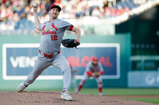 세인트루이스 카디널스 투수 에릭 페디가 타선의 도움으로 패전을 면했다. 사진은 세인트루이스 카디널스에서 활약 중인 에릭 페디의 모습. /사진=로이터