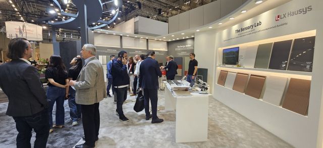 '인터줌 2025' LX하우시스 전시관. /사진=LX하우시스