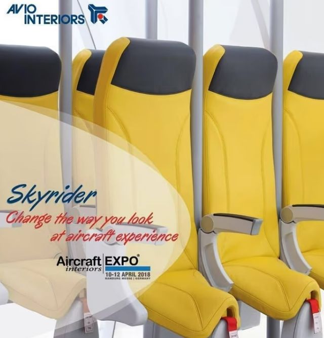 저가 항공사들이 이르면 내년부터 서서가는 비행기 좌석이 도입할 가능성이 언급됐다. 사진은 이탈리아 제조업체 아비오인테리어스가 개발한 비행기 입석 좌석의 모습. /사진=아비오인테리어스 인스타그램 캡처 