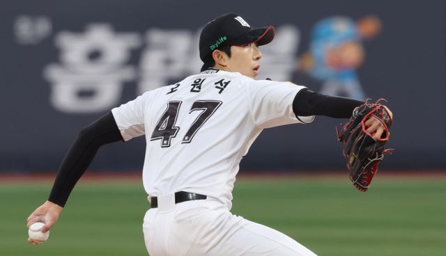 KT위즈 오원석이 시즌 6승째를 노린다. 사진은 KT위즈에서 활약한 오원석의 모습. /사진=뉴시스