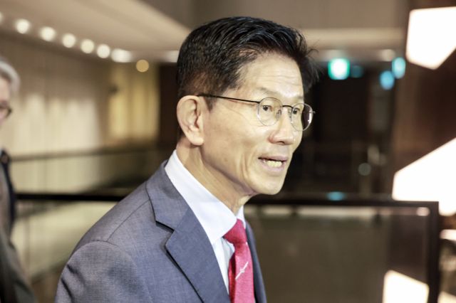 사진은 지난 23일 조찬기도회에 참석하는 김문수 후보. /사진=뉴시스