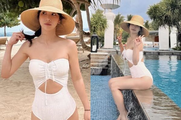 배우 기은세가 발리 해변에서 휴가를 즐기며 아름다운 자태를 뽐냈다. /사진=기은세 인스타그램