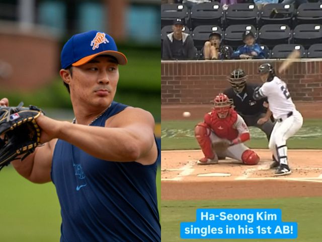 재활 경기에 나선 김하성이 트리플A에서 복귀전을 가졌다. 사진은 탬파베이 레이스 산하 더럼 불스에서 활약 중인 김하성의 모습. /사진=더럼 불스 엑스·인스타그램 캡처