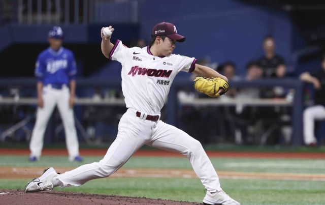 키움 히어로즈가 KIA타이거즈와 맞대결에서 리그 8연패 탈출을 노린다. 사진은 키움 히어로즈에서 활약 중인 김연주의 모습. /사진=뉴시스