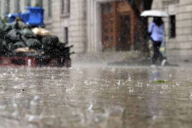 오는 29일 동부 지역에 소나기가 내릴 것으로 예측됐다. 사진은 지난 16일 오후 서울시청 앞에 소나기가 내리는 모습. /사진=뉴시스 