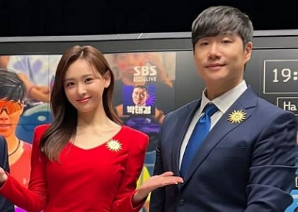 SBS 아나운서 출신 배성재와 김다영이 혼인신고를 마쳤다. 사진은 SBS 아나운서 출신 김다영과(왼쪽) 배성재 모습. /사진=김다영 인스타그램 캡처