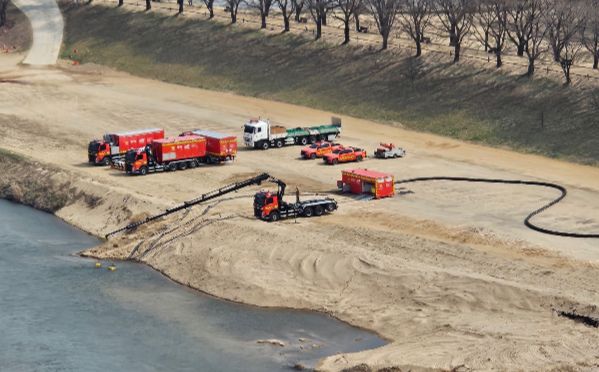 경북 안동시 안동댐 수중에 떠오른 변사체가 15년 전 사라진 50대 남성으로 확인됐다. 사진은 안동댐 하류 경북 안동시 풍천면 인근 낙동강 본류 모습. /사진=뉴시스