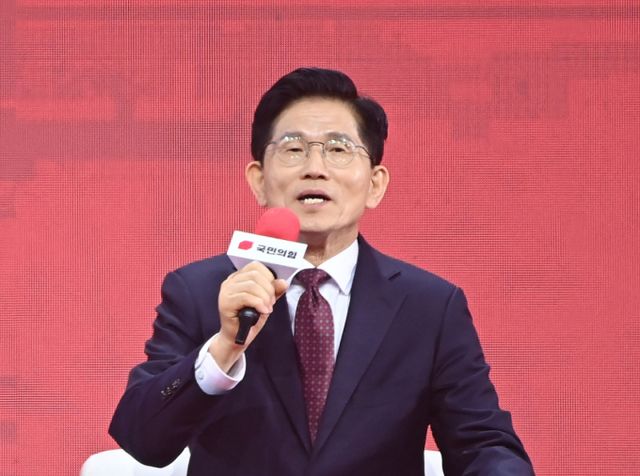 김문수 후보가 국민의힘 최종 대선 후보로 선출됐다. 사진은 이날 국민의힘 제5차 전당대회에 참석한 김 후보. /사진=뉴스1(공동취재)