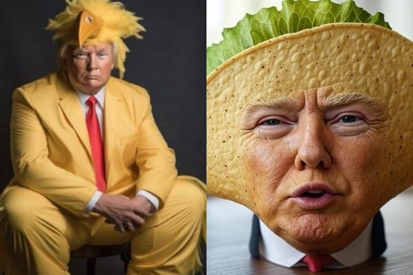 도널드 트럼프 미국 대통령의 관세 정책을 비꼬는 월가 신조어 '타코' 관련 밈이 연일 화제다. 사진은 온라인에서 이슈를 일으킨 트럼프 대통령 타코 밈 이미지. /사진=온라인 커뮤니티 갈무리