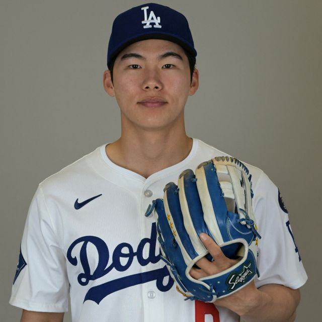 LA다저스 김혜성이 꿈에 그리던 메이저리그 데뷔전을 가졌다. 사진은 2025시즌을 앞두고 LA다저스에 합류한 김혜성의 모습. /사진=로이터
