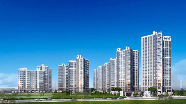 '에코델타시티 중흥S-클래스 에듀리버' 투시도 /사진 제공=중흥토건