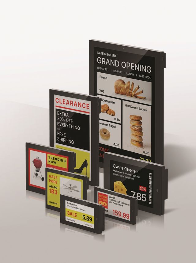 솔루엠이 스위스 최대 유통그룹 미그로스(MIGROS)와 전자가격표시기(ESL) 사업 협력을 대폭 확대한다. 사진은 솔루엠의 ESL 이미지. /사진=솔루엠 제공