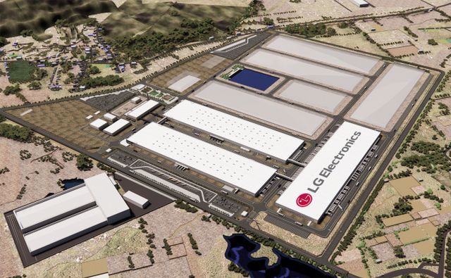 LG전자 인도 스리시티 공장 조감도. /사진=LG전자