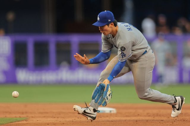 LA다저스 김혜성이 4경기 연속 선발 출전했으나 무안타로 부진했다. 사진은 2025시즌 LA다저스에서 활약한 김혜성의 모습. /사진=로이터