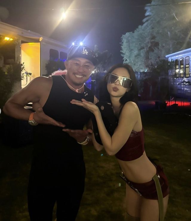 방송인 추성훈이 제니를 만났다. /사진=추성훈 인스타그램