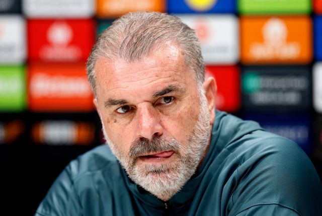 토트넘 훗스퍼가 엔제 포스테코글루 감독을 경질한다. 사진은 지난 4월30일(현지시각) 토트넘 홋스퍼 감독 앙게 포스테코글루가 기자 회견에 참석한 모습. /사진=로이터