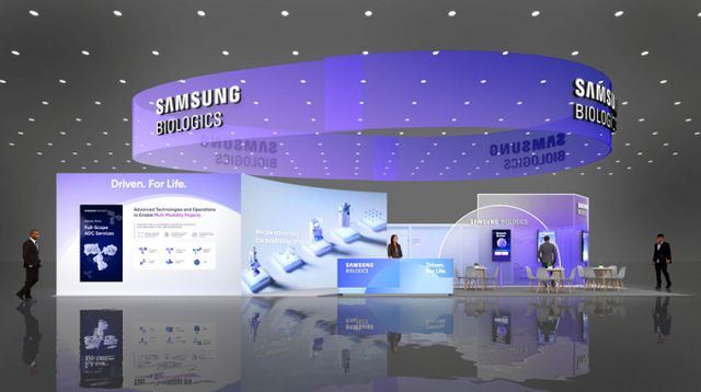 사진은 바이오 USA2025 삼성바이오로직스 부스 이미지. /사진=삼성바이오로직스 