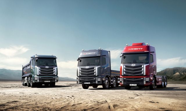 현대차가 상품성 개선 모델 '더 뉴 엑시언트'를 선보였다. /사진=현대차