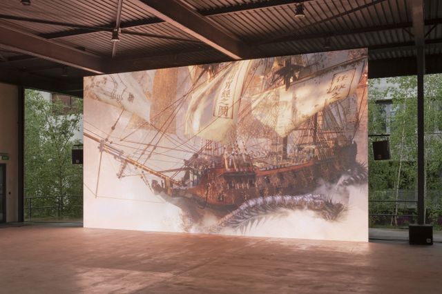 현대차그룹이 '제6회 VH 어워드' 그랑프리 수상작을 발표하고 전시를 진행한다. 사진은 제6회 VH 어워드 프리미어 스크리닝 전시 전경. /사진=HEK 제공, Franz Wamhof