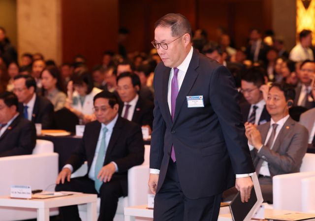 신설지주사 출범 1년을 앞둔 조현상 HS효성 부회장의 경영 승부수에 이목이 집중된다. 사진은 조 부회장이 지난해 7월 서울 중구 롯데호텔에서 열린 팜 밍 찡 베트남 총리 초청 한-베트남 비즈니스 포럼에 참석했던 모습. /사진=뉴시스
