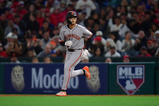 샌프란시스코 자이언츠 이정후가 멀티출루와 득점에 성공했다. 사진 샌프란시스코에서 활약 중인 이정후의 모습. /사진=로이터