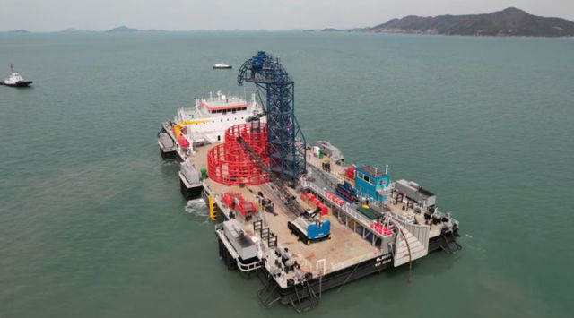 LS마린솔루션 해저케이블 포설선 GL2030. /사진=LS마린솔루션