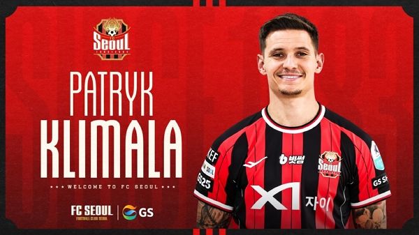 FC서울이 폴란드 출신의 스트라이커 파트리크 클리말라를 영입했다. 사진은 FC서울 유니폼을 입은 파트리크 클리말라의 모습. /사진=뉴스1(FC서울 제공)