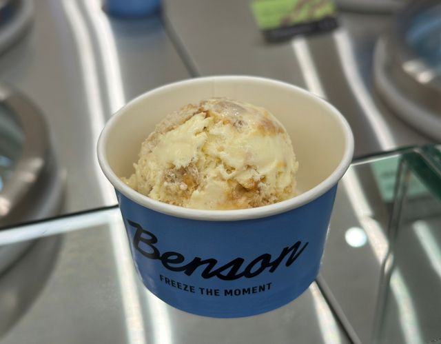 벤슨 아이스크림은 싱글컵 기준 5300원으로 프리미엄 시장을 겨냥했다. /사진=다이어리알